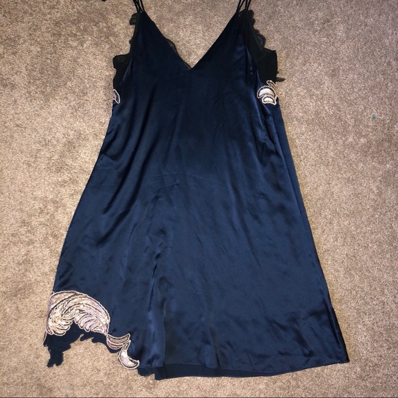 Philip Lim - Lace Slip - Navy - Picture 6 of 7